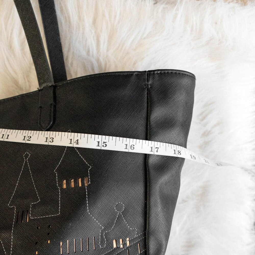 Disney x Danielle Nicole Cinderella Castle Tote Bag | Black Fairytale Purse - Picture 9 of 13
